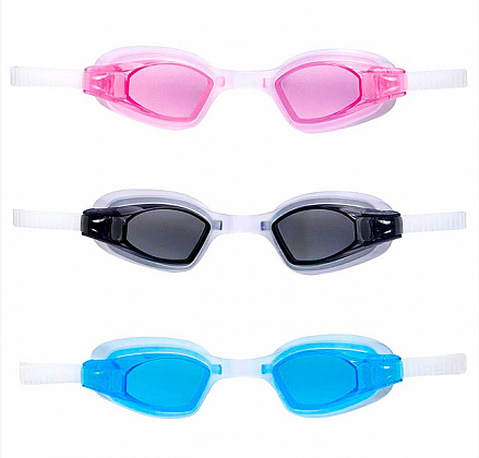 Очки для плавания спортивные «Фри Стайл», 3 цвета 